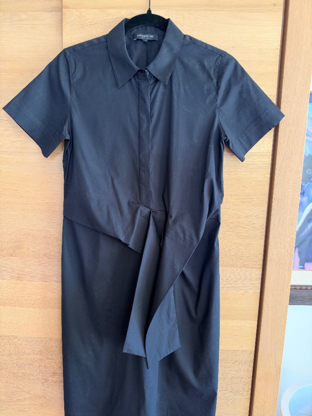 LAFAYETTE 148: Navy Cotton Dress